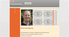Desktop Screenshot of dr-van-even.de